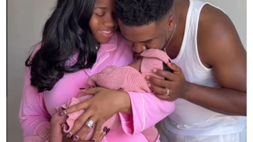 fans celebrate as celebrity designer veekee james husband welcome first child