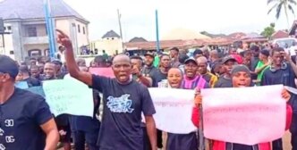 insecurity imo communities protest alleged herdsmen attack kidnapping