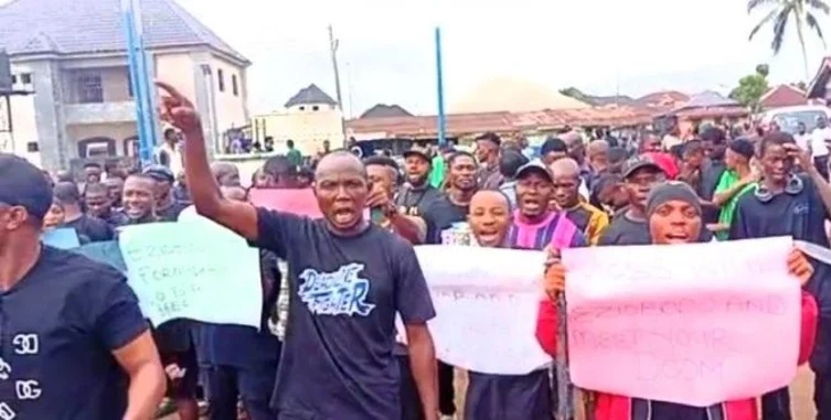 insecurity imo communities protest alleged herdsmen attack kidnapping