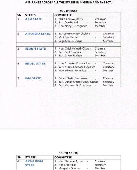 ndc unveils screening committees for house of assembly aspirants