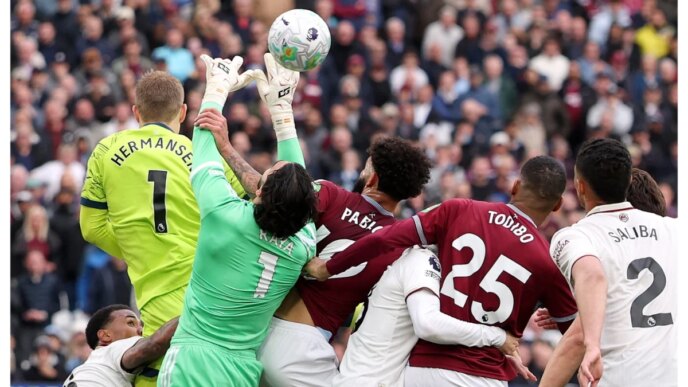 premier league releases statement on west hams cancelled goal against arsenal