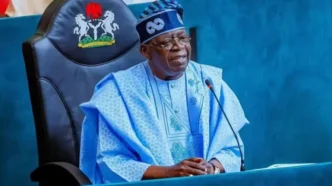 tinubu blames high borrowing costs for weak manufacturing sector
