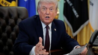 us will win iran port blockade 100 percent effective trump