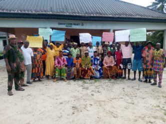 we do not support roadblocks illegal levies by our monarchs son delta community protests