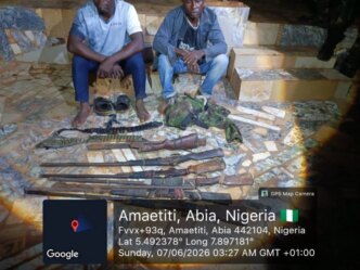 14 brigade troops arrest three suspected arms dealers recover arms