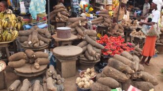 Food in Nigerian market