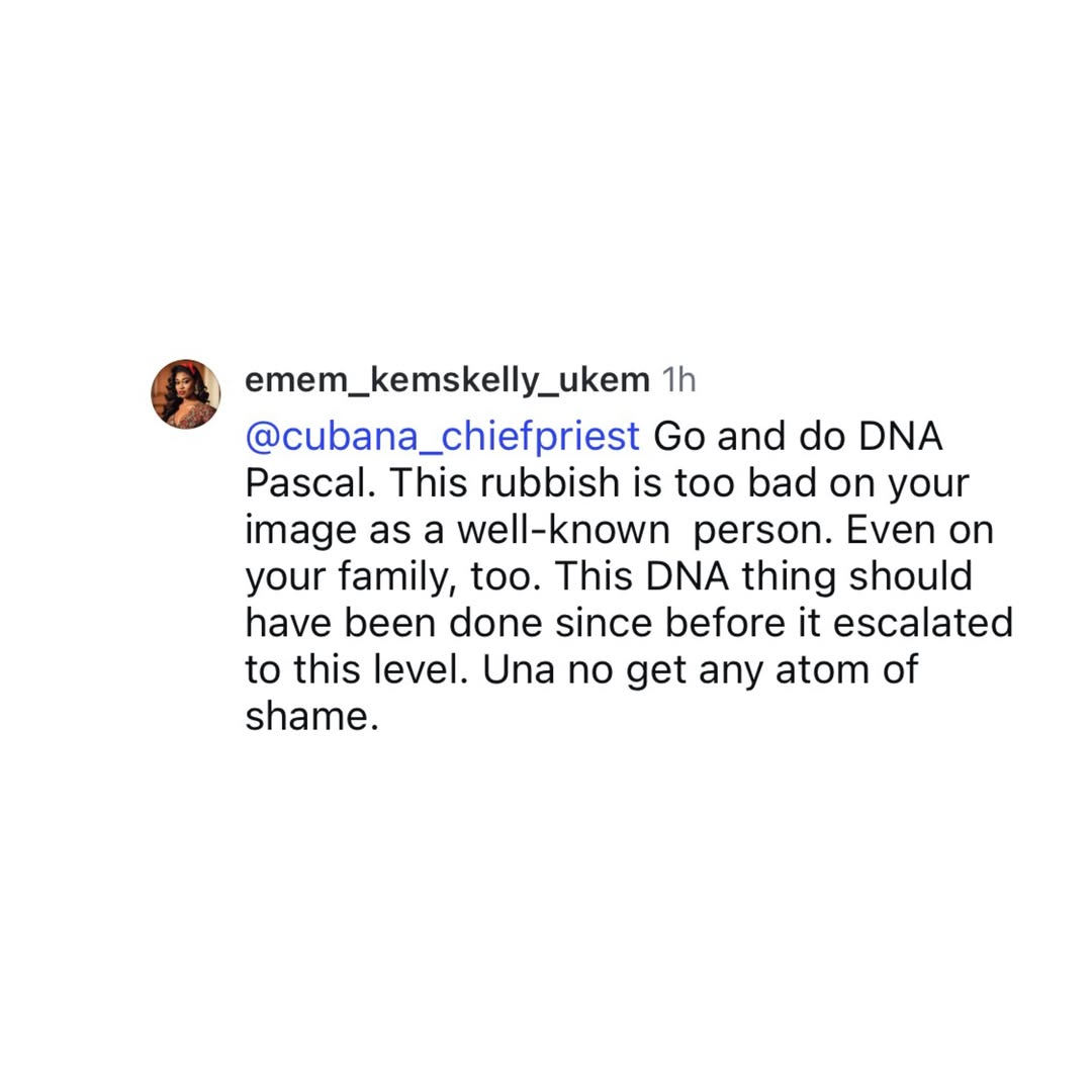 Socialite Cubana Chiefpriest responds after Arise TV ran a story about his paternity dispute w