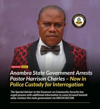 anambra govt confirms arrest of pastor accused of taking 75 married women as wives