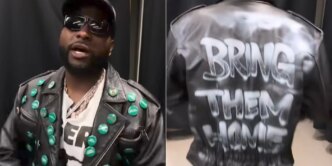 davido draws global attention to abducted oyo schoolchildren at world cup concert