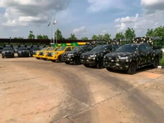 democracy day gov nwifuru deploys 31 patrol vehicles to security agencies in ebonyi