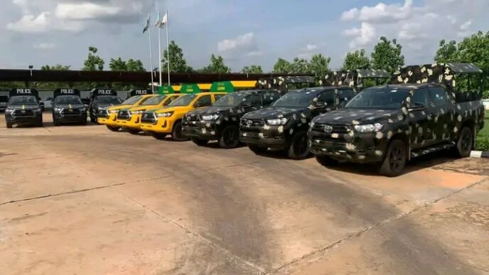 democracy day gov nwifuru deploys 31 patrol vehicles to security agencies in ebonyi