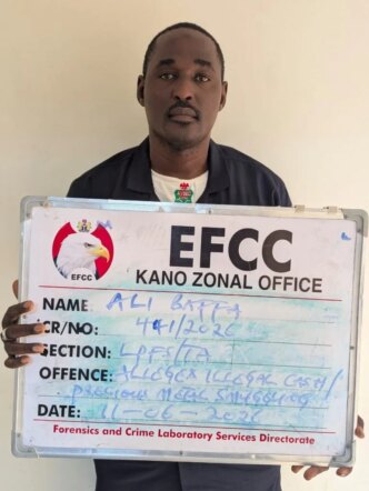 efcc arrests airport security officer two others over alleged gold smuggling in kano