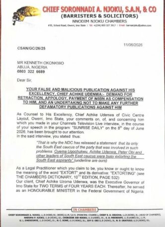 kenneth okonkwo faces another n5 billion suit over alleged bribe by ndc aspirants