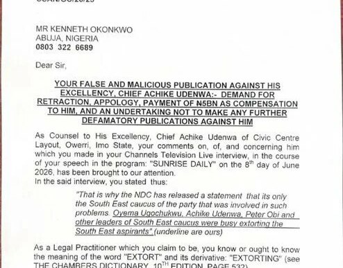 kenneth okonkwo faces another n5 billion suit over alleged bribe by ndc aspirants