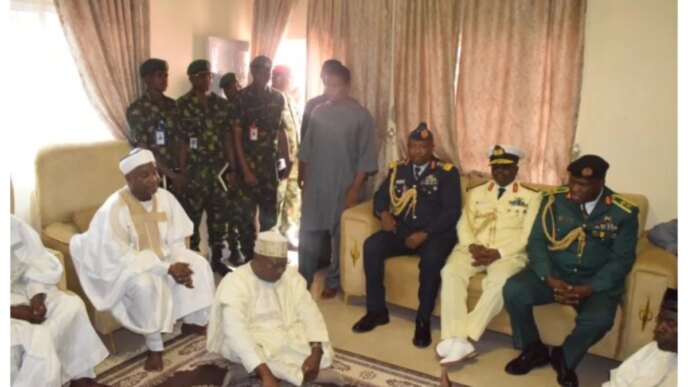 military delegation visits late gen rabe abubakars family vows justice