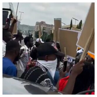 oyo abduction tinubu must go angry protesters storm abuja streets video
