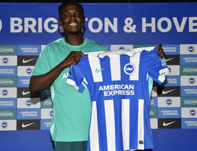 transfer brighton sign nigerian youngster on five year contract