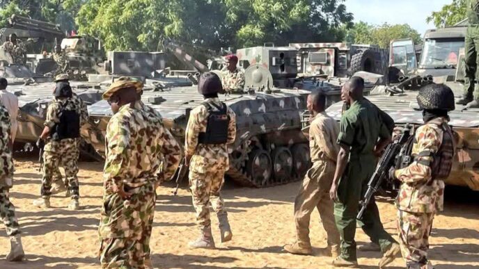 troops arrest suspected kidnappers recover ak 47 rifles in borno