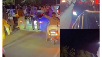 vdm leads tinubu must go protest in abuja after arrival from china video