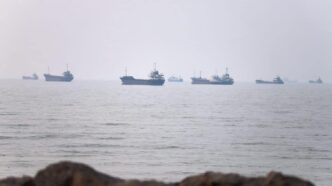 us launches new strikes on iranian military positions in strait of hormuz